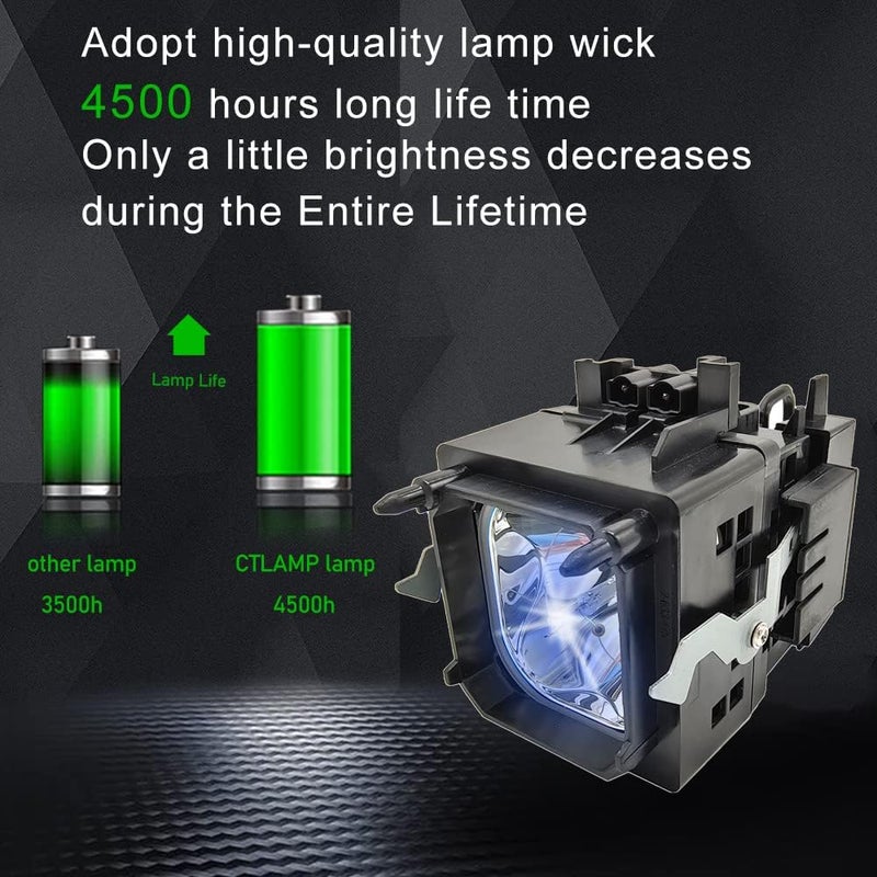 CTLAMP Original XL-5100 OEM Replacement Projector Lamp Bulb with Housing Compatible with Sony KDF-50R1000 KDF-60R1000 KDS-60R2000 KS-50R200A KS-60R200A KDS-R50XBR1 KDS-R60XBR1 - Image 3